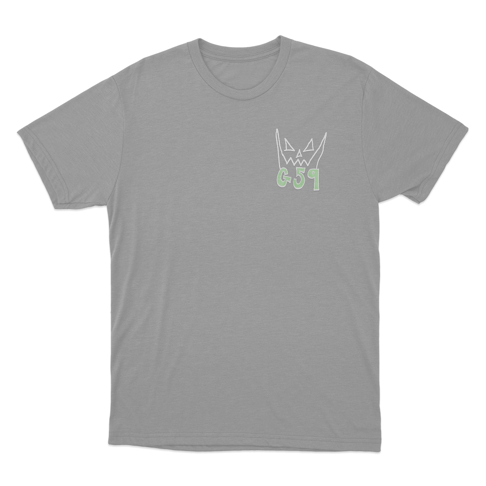 G59 Hand Drawn Unisex T Shirt Grey G59 Hand Drawn Unisex T Shirt Grey