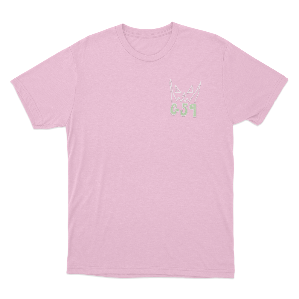 G59 Hand Drawn Unisex T Shirt Pink G59 Hand Drawn Unisex T Shirt Pink