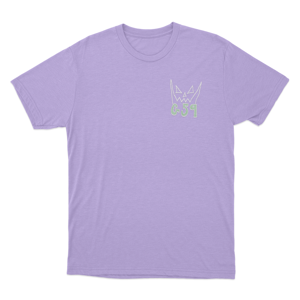G59 Hand Drawn Unisex T Shirt Purple G59 Hand Drawn Unisex T Shirt Purple