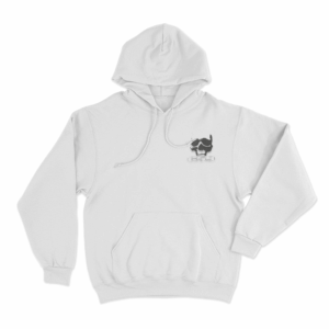 G59 Skull Logo Unisex Hoodie White