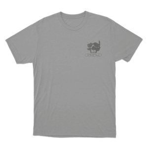 G59 Skull Logo Unisex T Shirt Grey