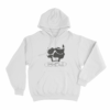 G59 Skull Unisex Hoodie White