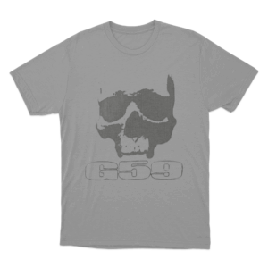 G59 Skull Unisex T Shirt Grey